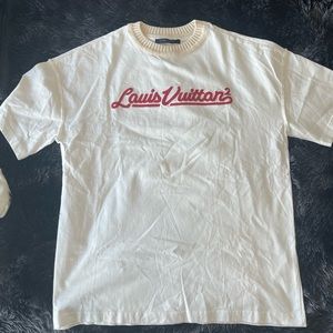 Authentic LOUIS VUITTON embroidered t-shirt